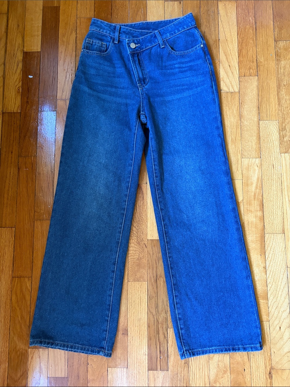 Cider Crossover Waist Wide Leg Jeans - Like New, XS